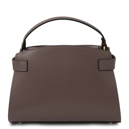 Coffee leather Handbags Maisy - by Tuscany Leather