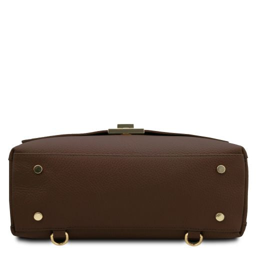 Black leather Handbags Silene - by Tuscany Leather