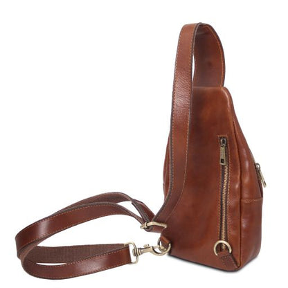 Kevin - Leather crossover bag