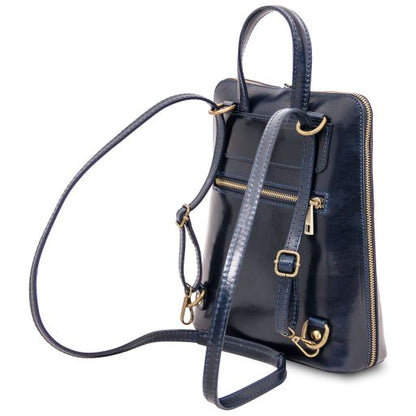 Paris - Small leather backpack for women