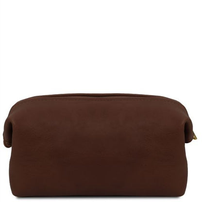 Smarty - Leather toiletry bag - Small size