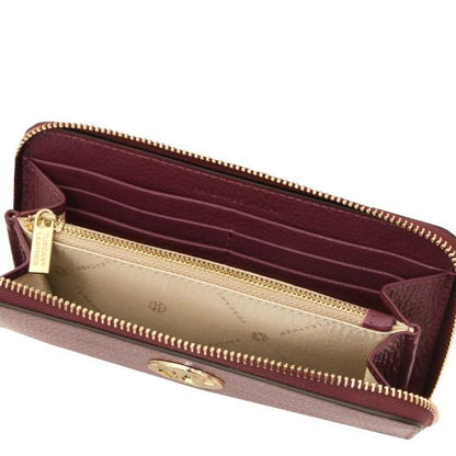 Financier - Exclusive zip around leather wallet