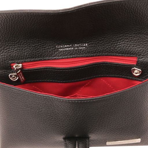 Lipstick Red leather Handbags TL by Tuscany Leather