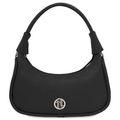 Black leather Handbags Michelle - by Tuscany Leather
