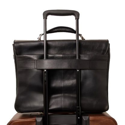 Alessandria - Leather multi compartment TL SMART laptop briefcase