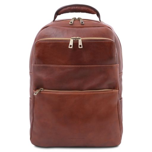 Brown leather Backpacks Melbourne - by Tuscany Leather