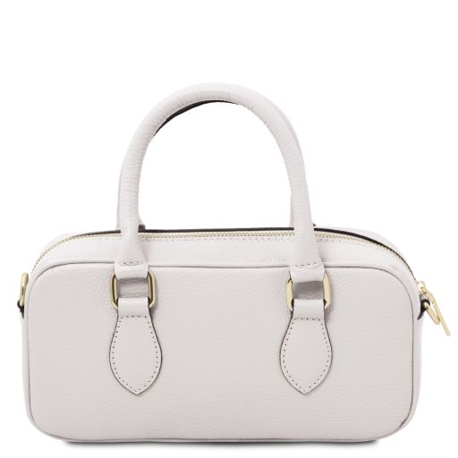 White leather Handbags Mousse - by Tuscany Leather