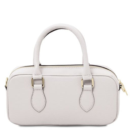 White leather Handbags Mousse - by Tuscany Leather