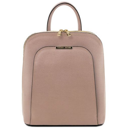 TL Bag - Saffiano leather backpack for women