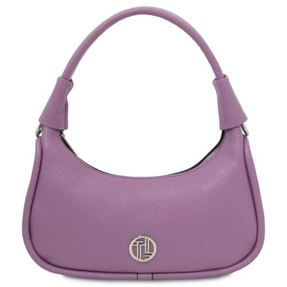Lilac leather Handbags Michelle - by Tuscany Leather