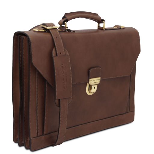 Natural leather Briefcases Cremona - by Tuscany Leather