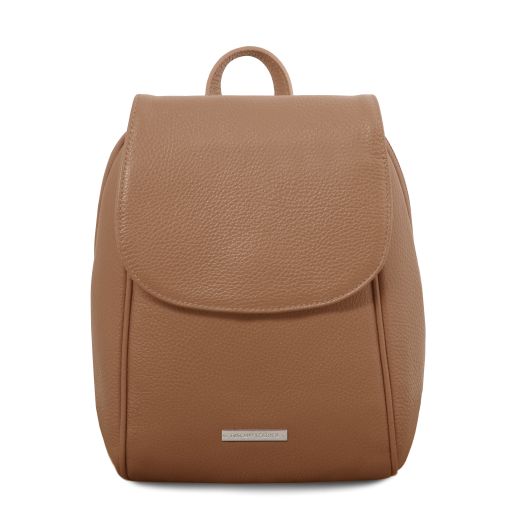 Taupe leather Backpacks TL by Tuscany Leather