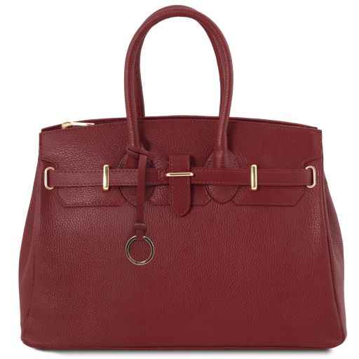 Red leather Handbags TL by Tuscany Leather