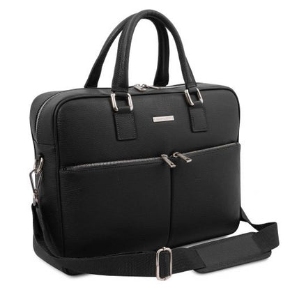 Treviso - Leather laptop briefcase