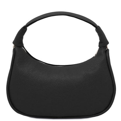 Black leather Handbags Michelle - by Tuscany Leather