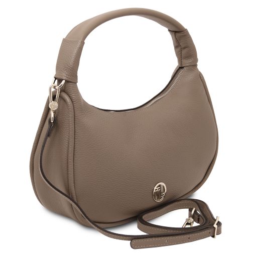 Black leather Handbags Michelle - by Tuscany Leather