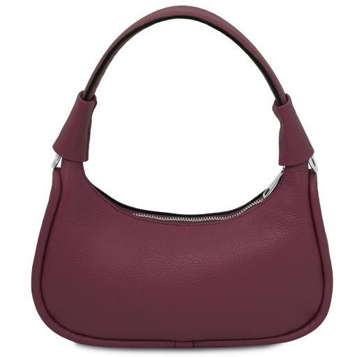 Bordeaux leather Handbags Michelle - by Tuscany Leather
