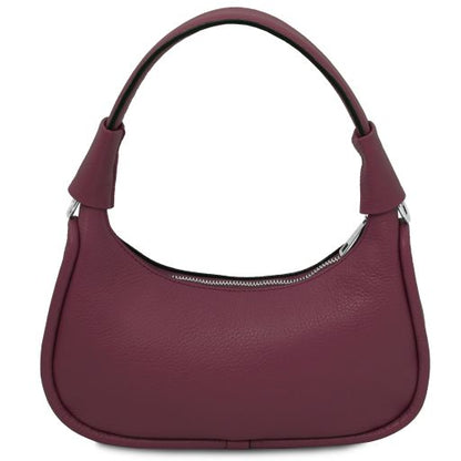 Bordeaux leather Handbags Michelle - by Tuscany Leather
