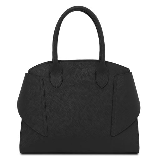 Black leather Handbags Coccola - by Tuscany Leather