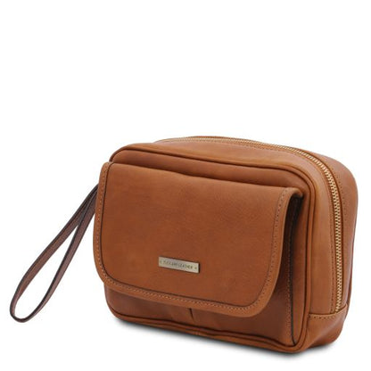 Dark Brown leather Satchels Ivan - by Tuscany Leather