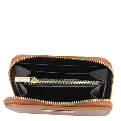 Leda - Exclusive zip around leather wallet