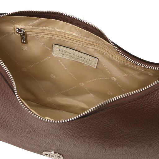 Black leather Handbags Michelle - by Tuscany Leather