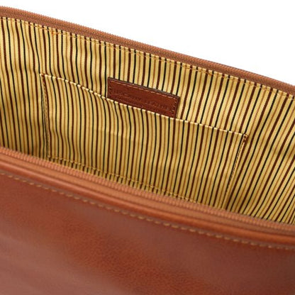 Smarty - Leather toiletry bag - Large size