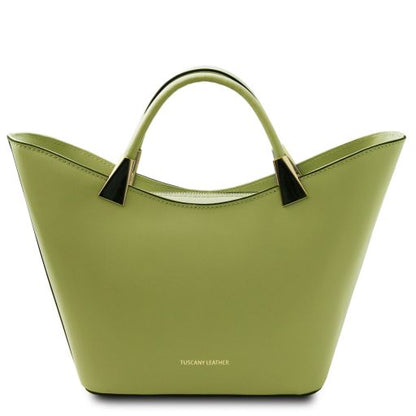 Green leather Handbags TL by Tuscany Leather